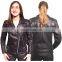 New style slim and smart genuine lamb leather jackets for women with big collar, Pakistan