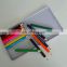 12 pcs colored stationery pencils set with customized metal case