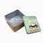 Low price square small size biscuits cookies chocolates cake tin box