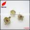 Factory supply 18mm Gold magnetic snap button for clothing