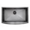 957023 HIGOLD PVD Black Nano SUS 304 Stainless Steel Handmade Sink Apron Sink Farmhouse Sink 1.2mm