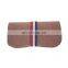 customized polyester felt eyeglass case with stripe for eyeglass storage