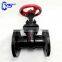 Flange Used For Water 200 Degree Temperature Manual Gate Valve With Double Disc