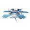Roll to roll 8 color 8 station t-shirt semi automatic screen printing machine