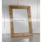 Large size solid wood frame standing mirror