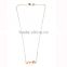 Hot sale fashion simple gold necklace designs teen girls from guangzhou