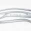 Chrome door visor side window deflector shade sun rain shield silver strips guard for Toyota Fortuner