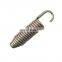 China Supplier Swc Steel Wire Carbon Double Hook Extension Spring