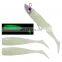 Amazon 8cm 8.5g 3pcs/set Fishing Lure Soft Grubs Plastic Soft Baits Rig Bass Fishing