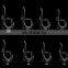 50pcs/box High Carbon Steel Environmental Saltwater Freshwater Fishing Gear Two Extra Barbs Baitholder Fishing Hook