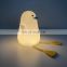 Penguin Night Light with Touch Sensor Usb Charging Rechargeable Christmas Gift Silicone Night Light