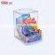lucite biscuit container display clear acrylic stackable candy bar display