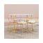 Modern Nail Salon Furniture Pink Nail Manicure Table Beauty Salon Single Double Nail Table And Chair Set