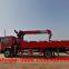 Factory sale good price HOWO 4*2 LHD 6.3T truck mounted on crane boom for sale