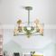 Modern Contemporary Minimalist Luxury Pendant Light Pink Green Dining Room Ceiling Hanging Lamp LED Indoor Fawn Chandelier