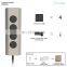 UK socket for Kitchen corner with Stainless steel frame