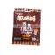 Factory Custom print Wholesale Price Flat Pouch Plastic Snack Protein Bar Wrapper pouch Biscuit Packaging Bag