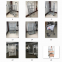 European Style Supermarket Metal Hand Shopping Cart Trolley with Wheels