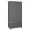 Aspen Dark Grey Oak 2 Door Wardrobe