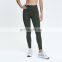 New Customized Wholesale Women's Yoga Crotchless Leggings High Waist Fitness Pants With Side Pockets Active Wear
