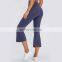 High Waisted Flared Fit Yoga 3/4 Capri Pants With Wide Legs For Fitness Gym Running Jogging Dance Sports