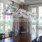 Custom large rectangular chandelier modern led k9 crystal chandelier banquet villa large chandelier