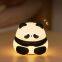 Hot sale Cute Gifts Kawaii Panda silicone night light Decor Silicone Baby Night Lamp Rechargeable Kids Night Light For Bedroom