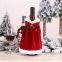 Bulk Christmas Wine Sleeve Sets - Detachable Santa Coat Style for Wholesale Party Supplies