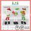 Red and green plush christmas sitting ornament