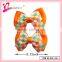 Delicate girls hair clip ribbon bow,baby boutique wholesale ribbon bow hairgrips