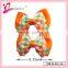 Colourful grosgrain ribbon bow hair clips,factory wholesale pull bow ribbon