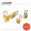 Luggage Resettable Letters Small Combination Brass Padlock