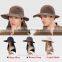 2015 Hunting Fishing Outdoor Cap Washed Cotton Bucket Hat With String
