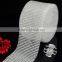 24 rows Flexible elastic stretch crystal rhinestone strass trimming rolls sheet, crystal rhinestone strass trimming mesh band