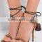New model women sandals wholesale china shoes your logo shoes straps tassel guangzhou sandals