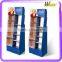 retail store promotion recyclable corrugated compartment display racks