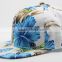low profile custom flower snapback hats wholesale