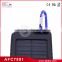 8000mAh waterproof mobile phone solar battery backup charger for mobile phone