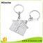 Factory Personalized Wholesale Custom Metal House Keychain