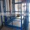 Vertical Hydraulic rail cargo lift / cargo elevator lift for warehouse