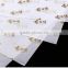 Wholesale white paper with gold logo printing silk tissue paper for wrap cloths                        
                                                Quality Choice