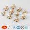hot sale no puller light gold non lock metal zipper slider
