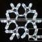 2D snowflake shaped led rope light motifchristmas decoration light for outdoor use