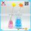 cone vase shape embossed decorative glass bottle reed diffuser wholesale