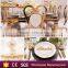 The New European-Style Stainless Steel Rectangular Dining Table