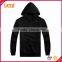 Mens hip hop clothing plain blank black fleece hoodie custom made hoodies for men