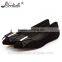 Wholesale high quality suede sheepskin pointed toe fashion womens flat shoes