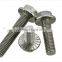304 stainless steel flange outer hexagonal screws, hex flange bolts, toothed screw, M6 M8 M10