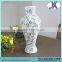 2016 new style crackle mosaic cheap glass flower vase for decoration