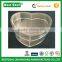 Home decoration High Quality Heart Shape Clear Acrylic Packaging Boxes